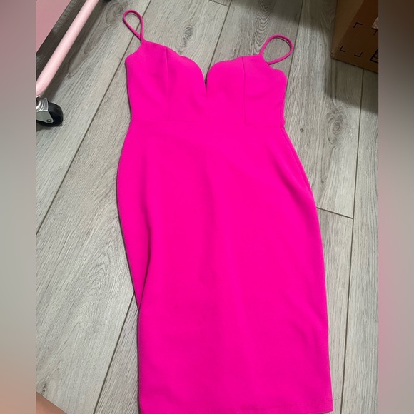 Pitaya Dresses & Skirts - Hot Pink Fitted Dress
